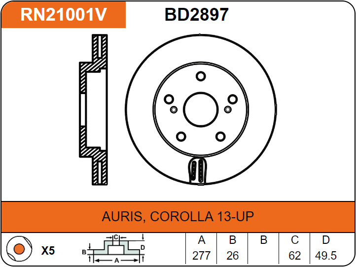 Producto NiBK RN21001V
