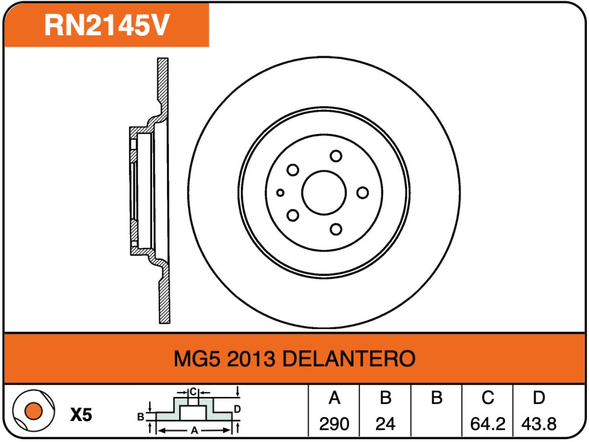 Producto NiBK RN2145V