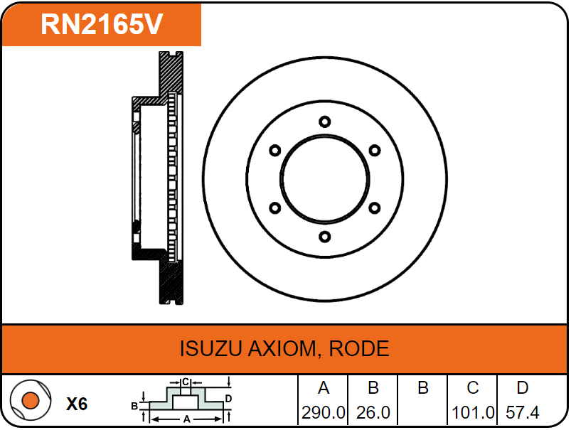 Producto NiBK RN2165V
