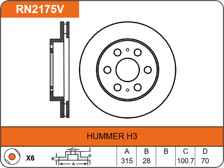 Producto NiBK RN2175V