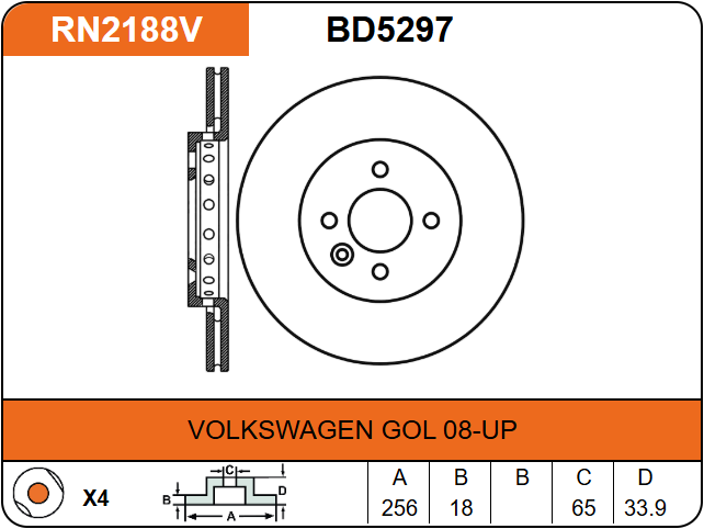 Producto NiBK RN2188V