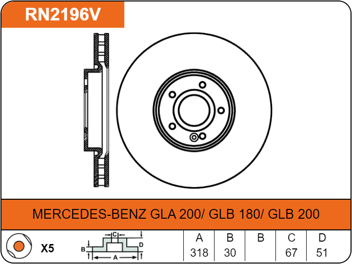Producto NiBK RN2196V