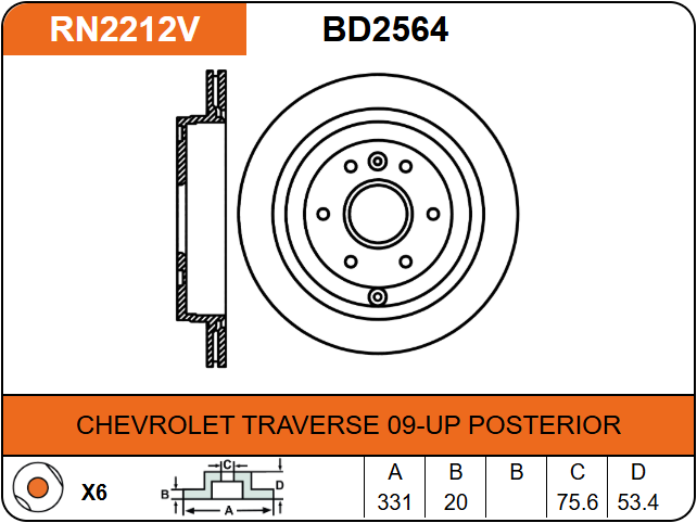 Producto NiBK RN2212V