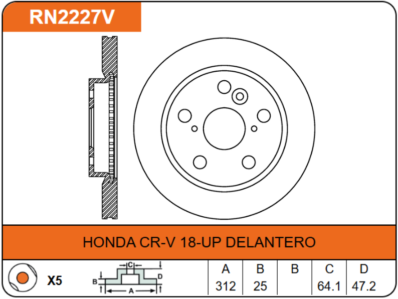Producto NiBK RN2227V