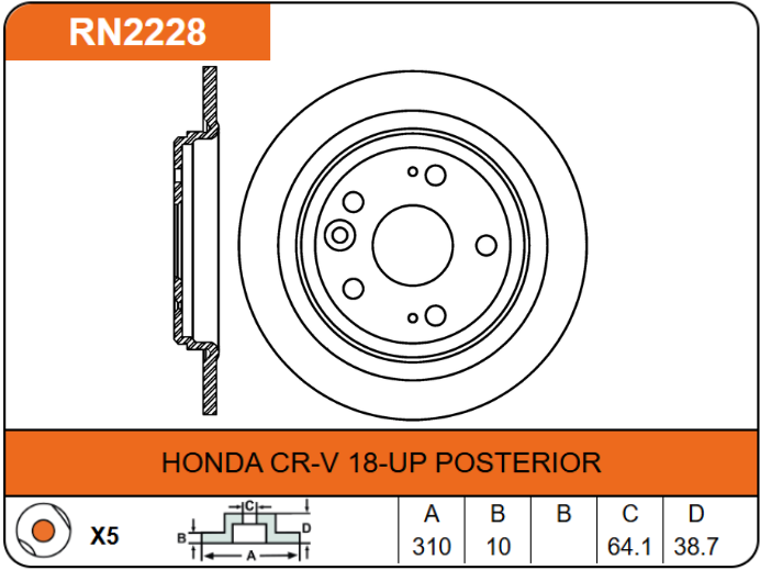 Producto NiBK RN2228