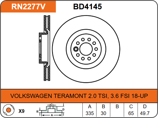 Producto NiBK RN2277V