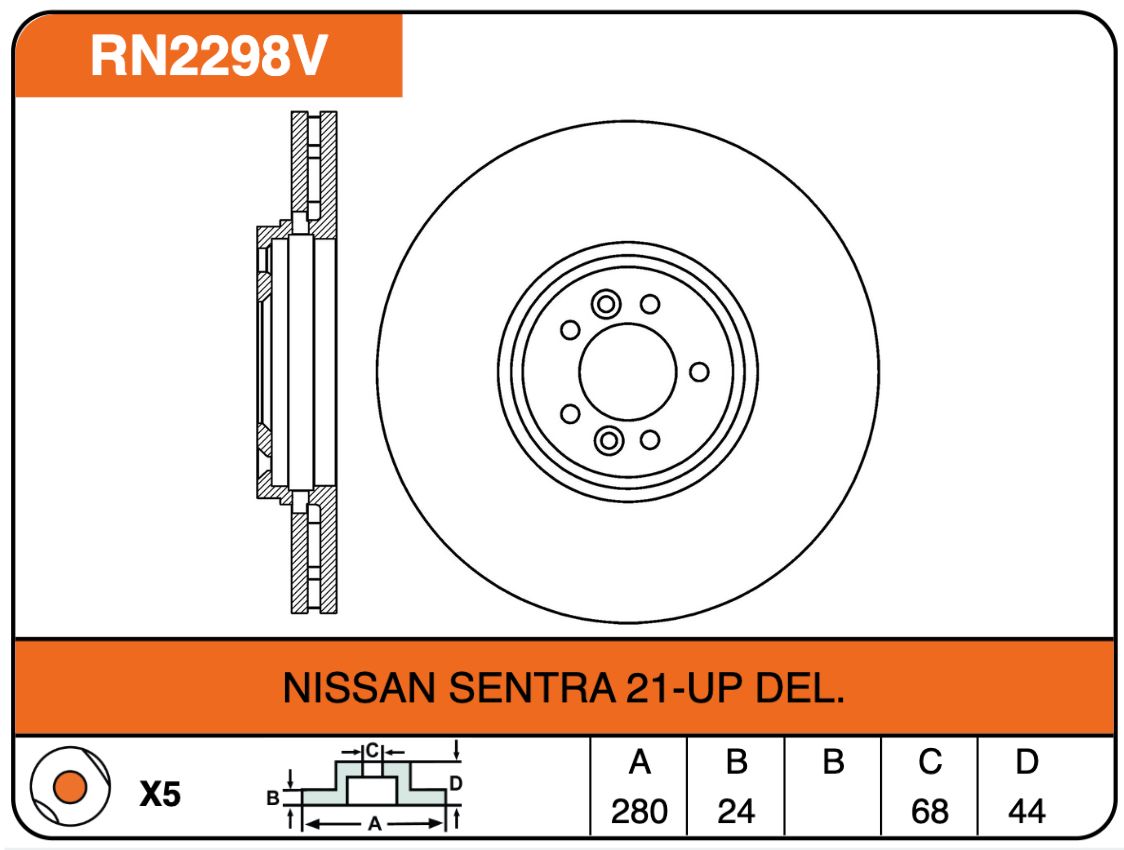 Producto NiBK RN2298V