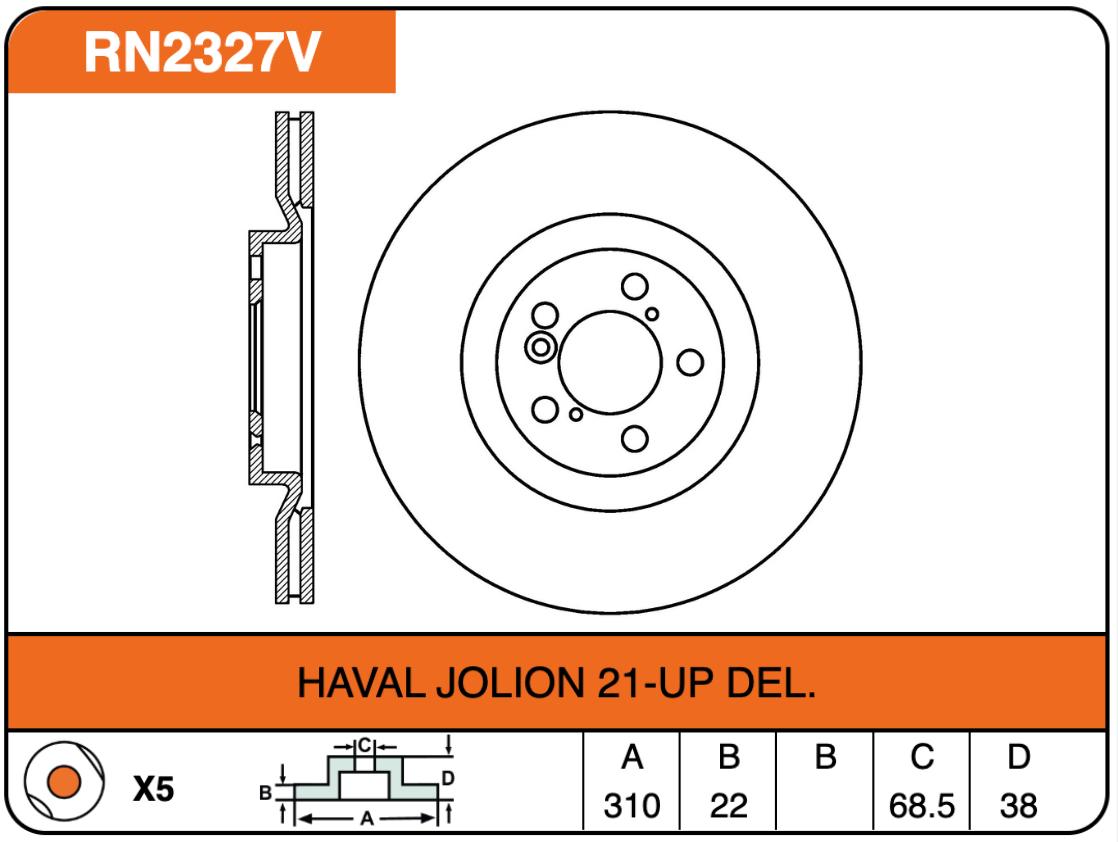 Producto NiBK RN2327V