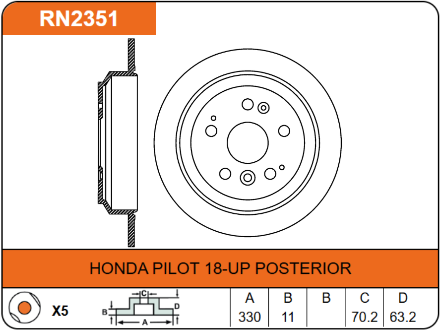 Producto NiBK RN2351