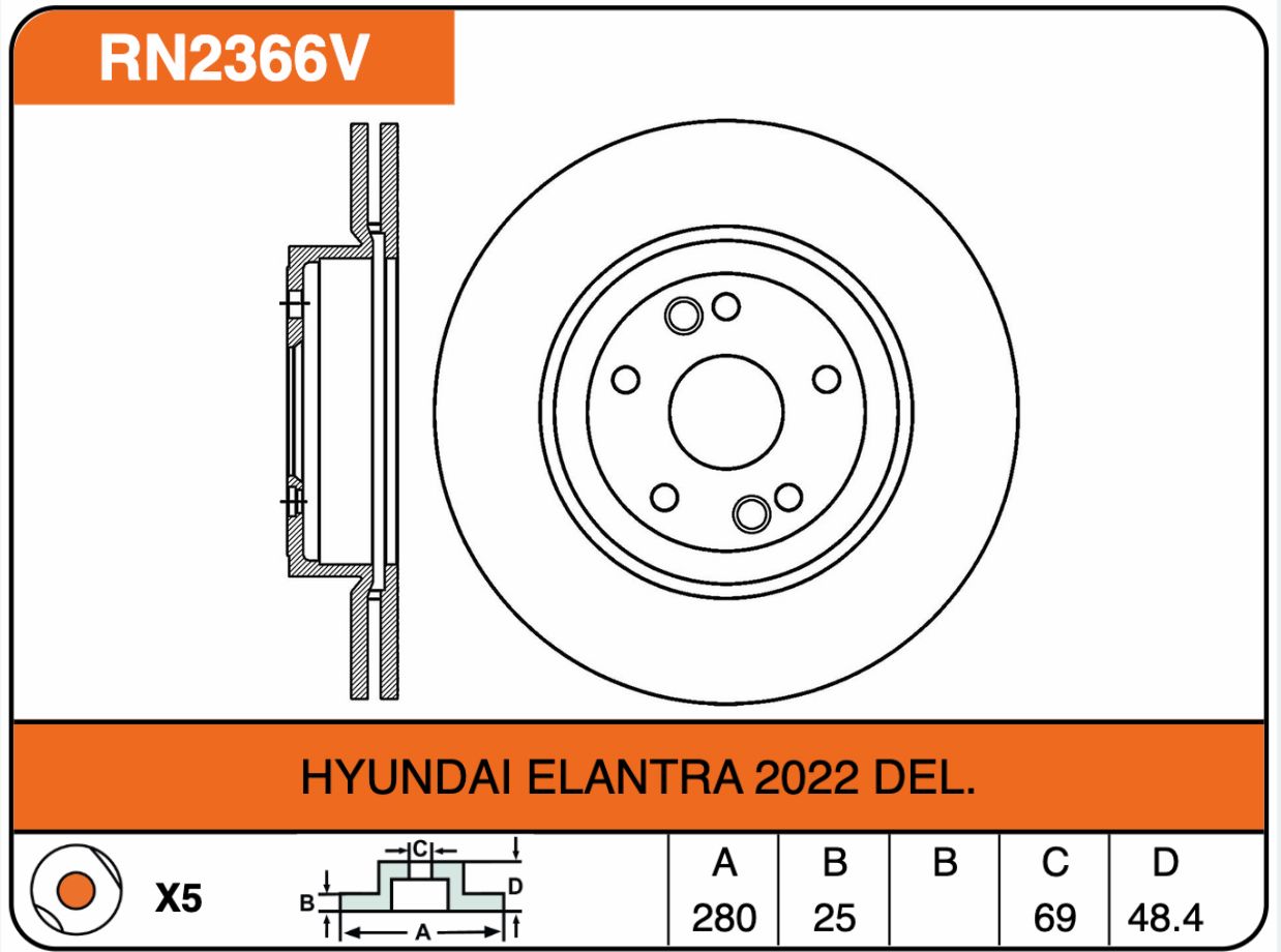 Producto NiBK RN2366V