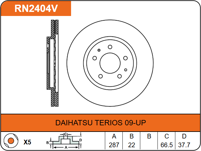 Producto NiBK RN2404V