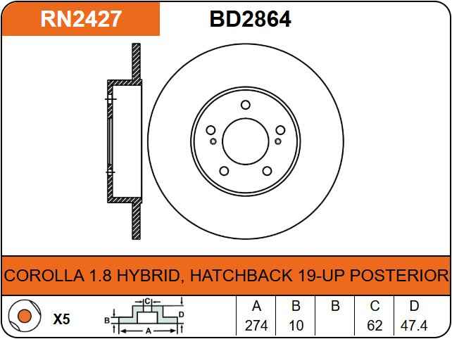Producto NiBK RN2427