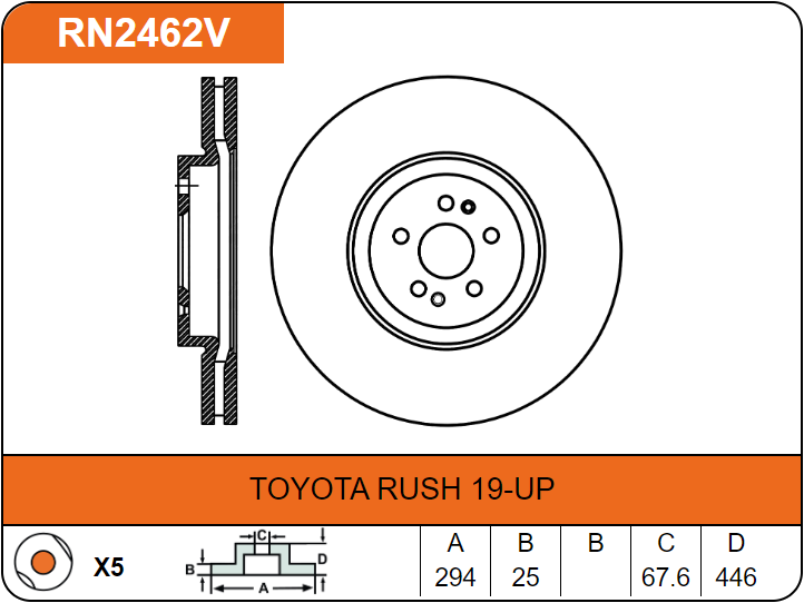 Producto NiBK RN2462V