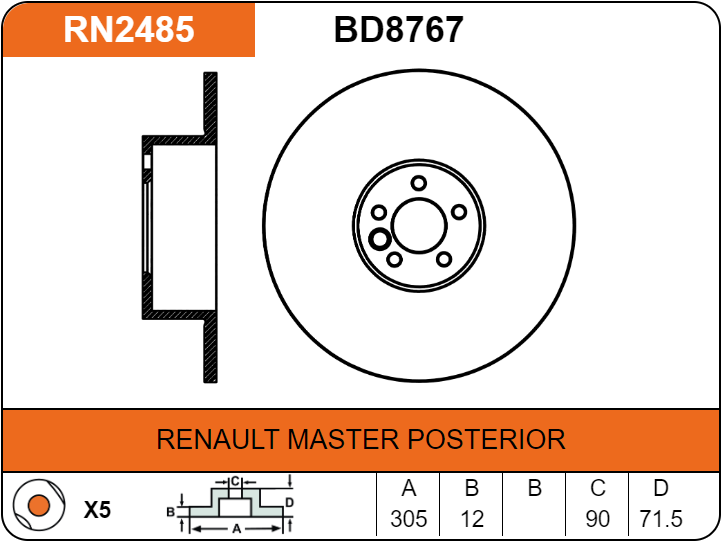 Producto NiBK RN2485