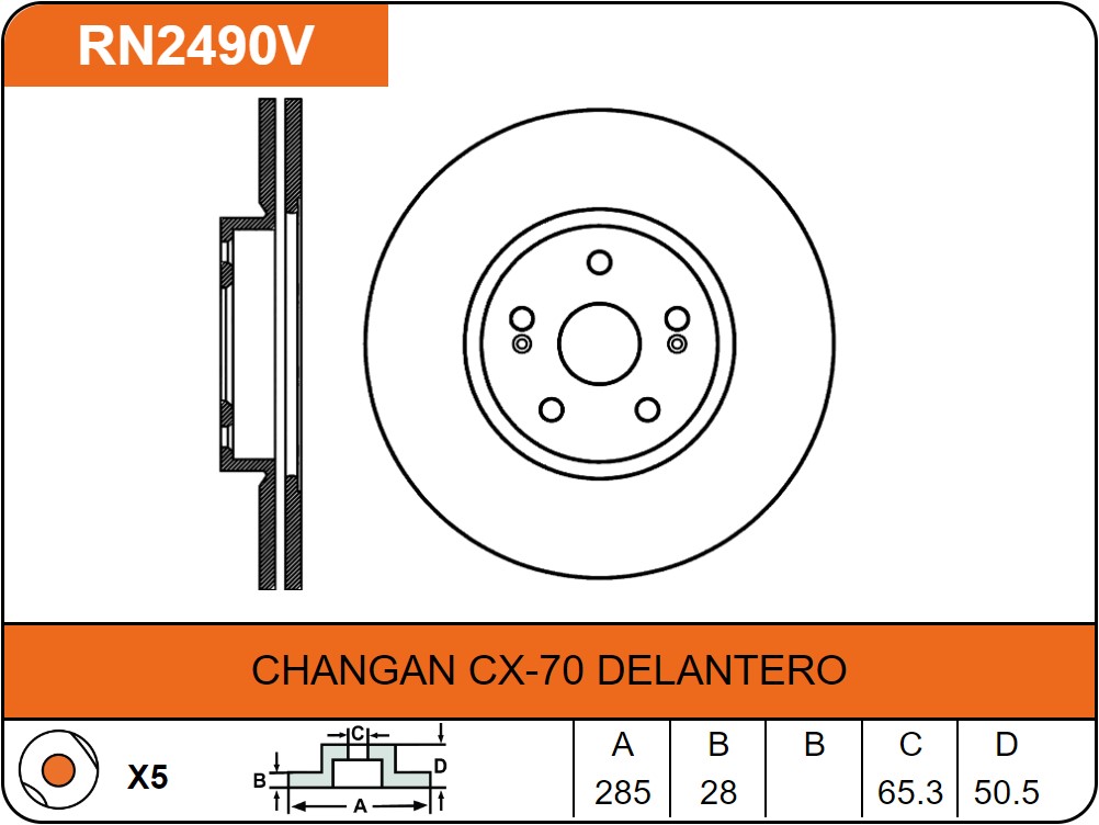 Producto NiBK RN2490V