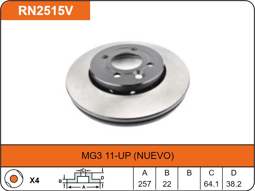Producto NiBK RN2515V