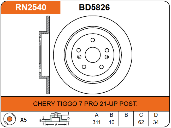 Producto NiBK RN2540