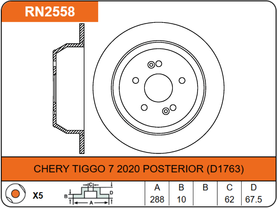 Producto NiBK RN2558