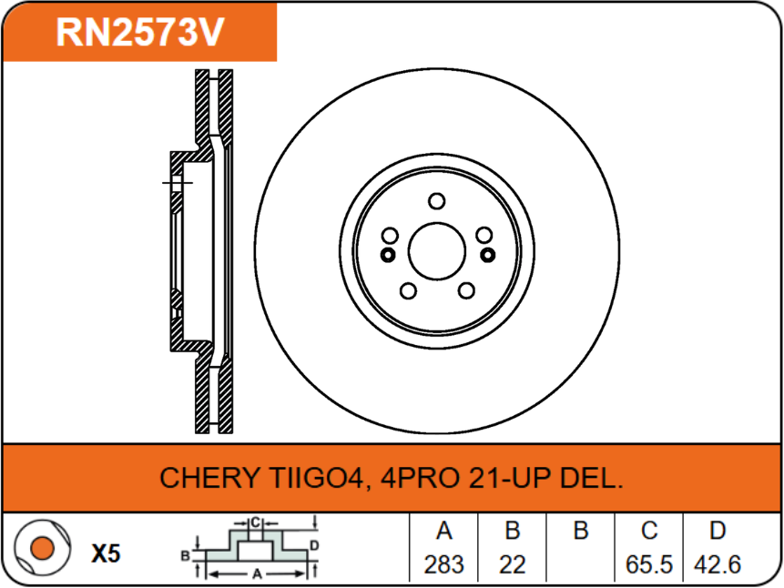 Producto NiBK RN2573V