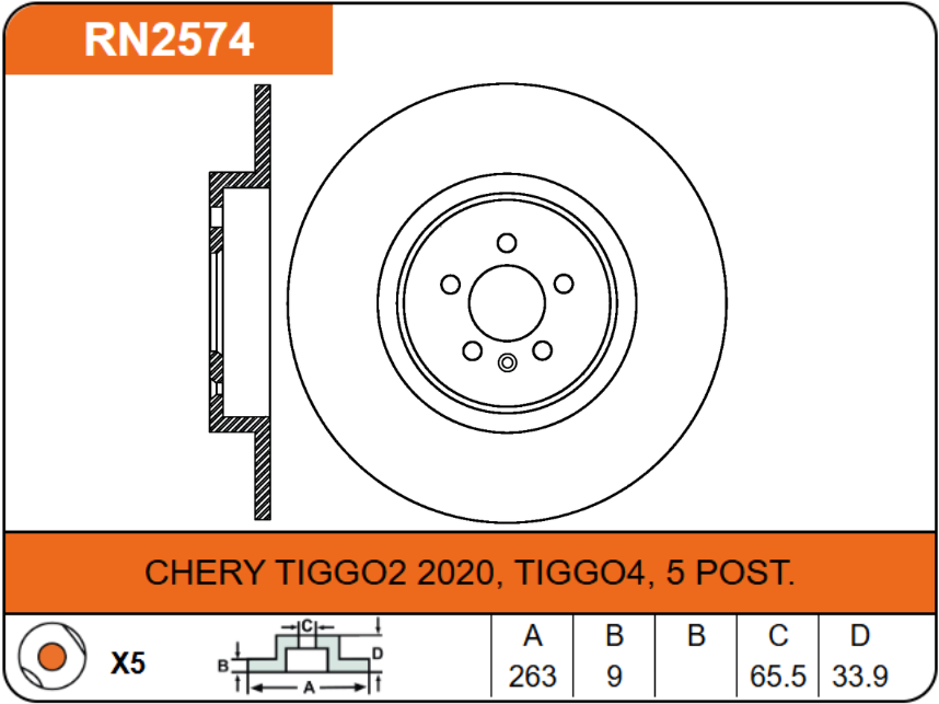 Producto NiBK RN2574