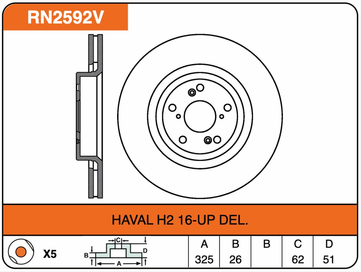 Producto NiBK RN2592V
