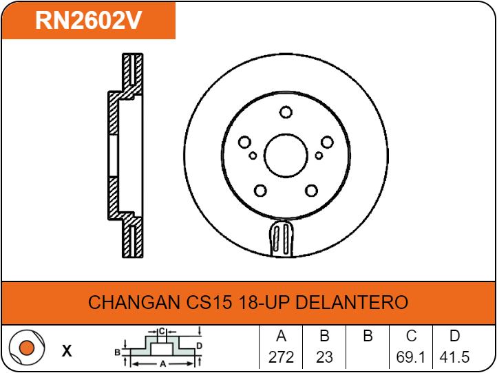 Producto NiBK RN2602V