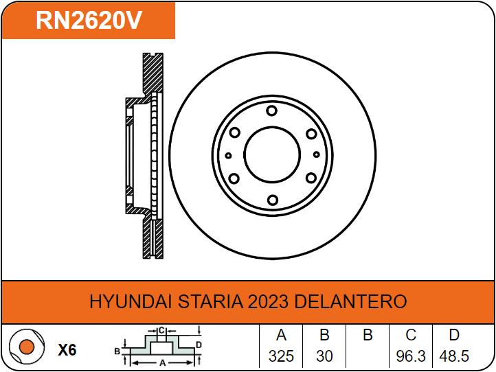 Producto NiBK RN2620V