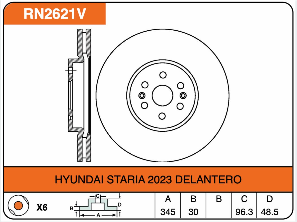 Producto NiBK RN2621V