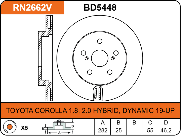 Producto NiBK RN2662V
