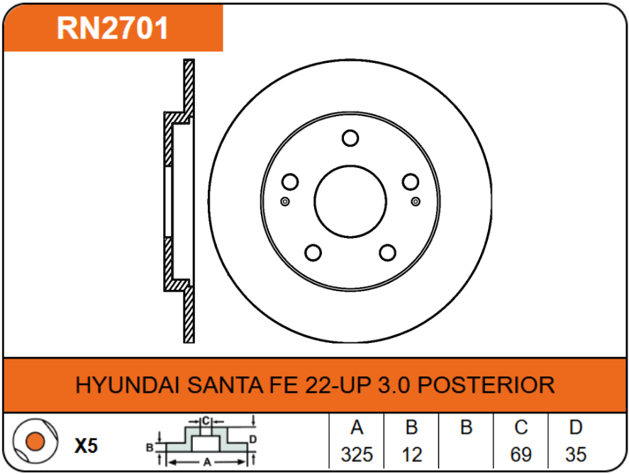 Producto NiBK RN2701