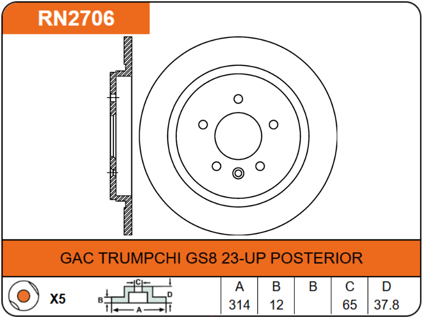 Producto NiBK RN2706