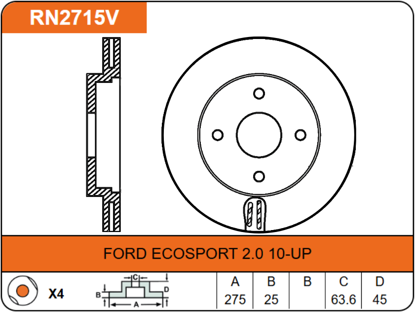 Producto NiBK RN2715V