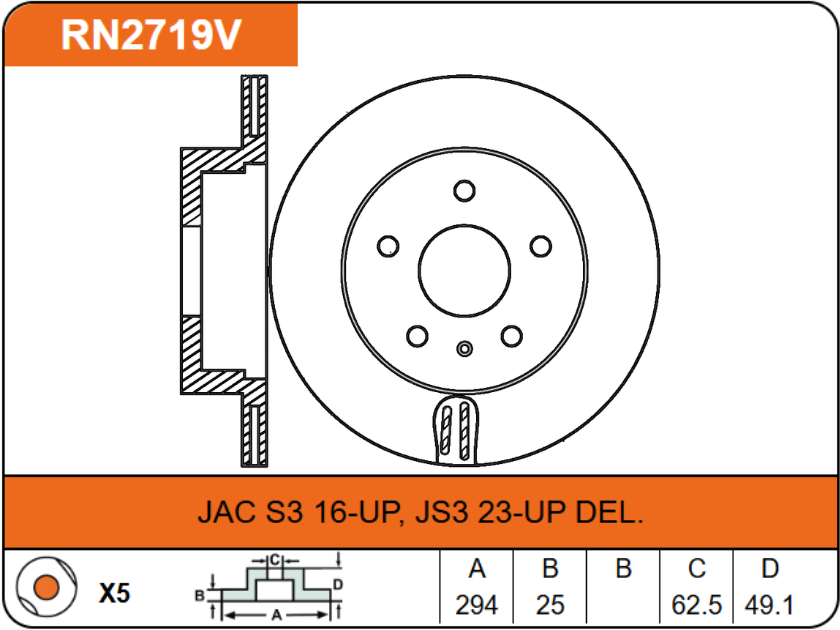 Producto NiBK RN2719V