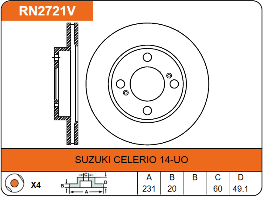 Producto NiBK RN2721V