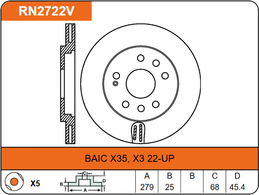 Producto NiBK RN2722V