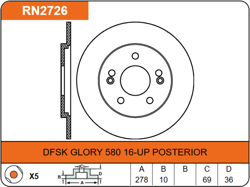 Producto NiBK RN2726