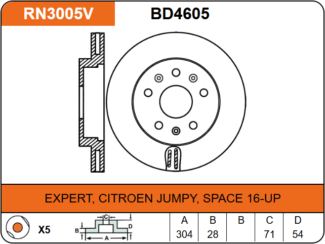 Producto NiBK RN3005V