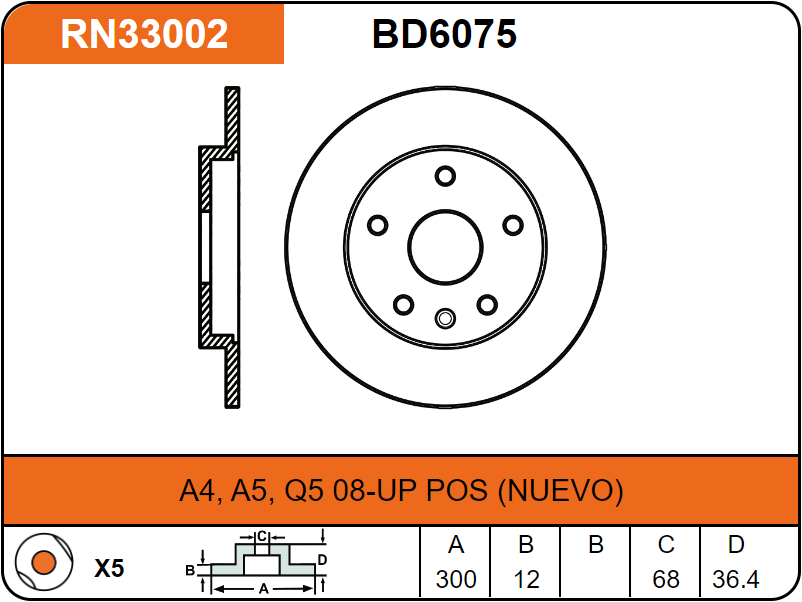 Producto NiBK RN33002